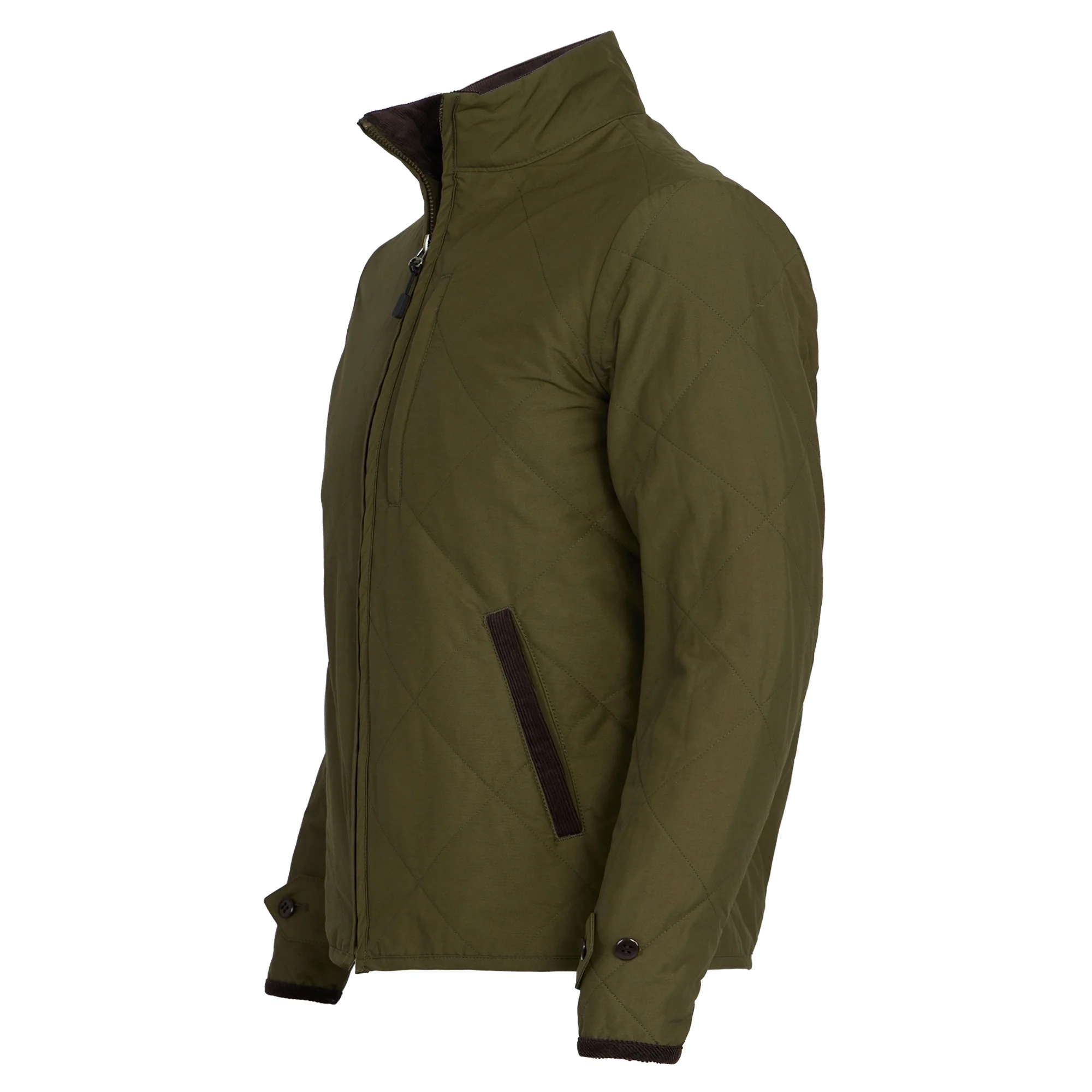 Original Quilted Jacket - Olive - Image 6