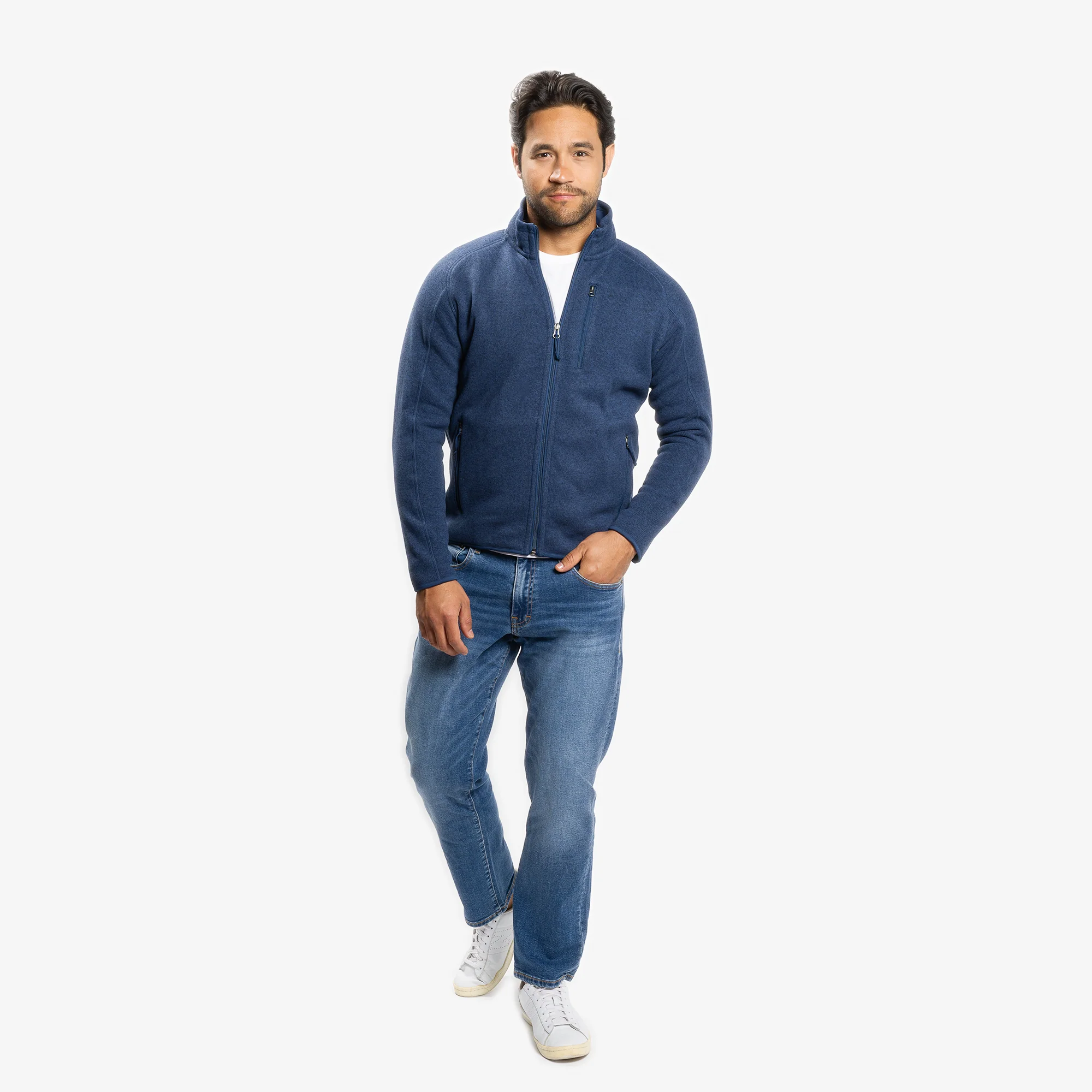 Polartec Fleece Jacket - Navy - Image 5