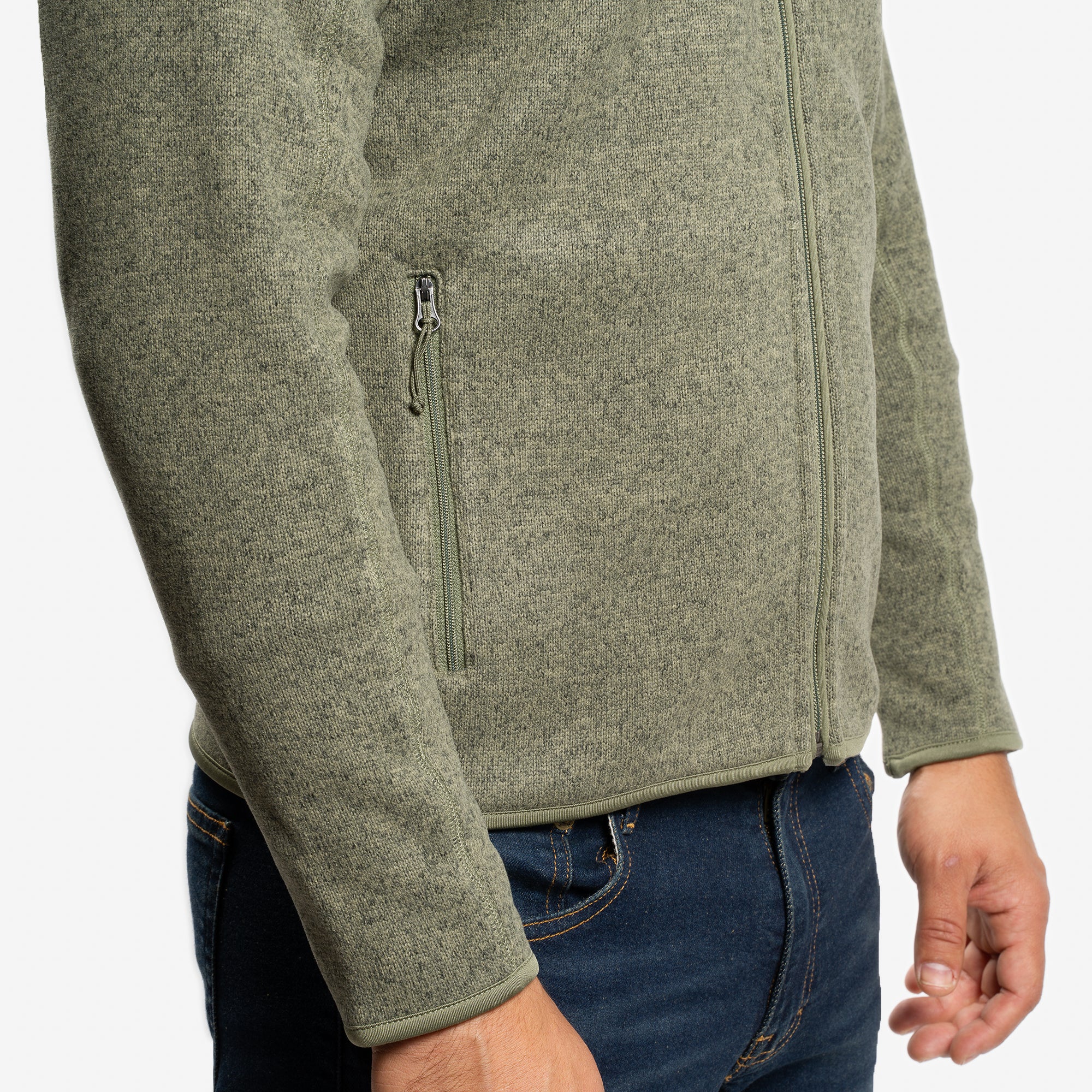 Polartec Fleece Jacket - Olive - Image 4