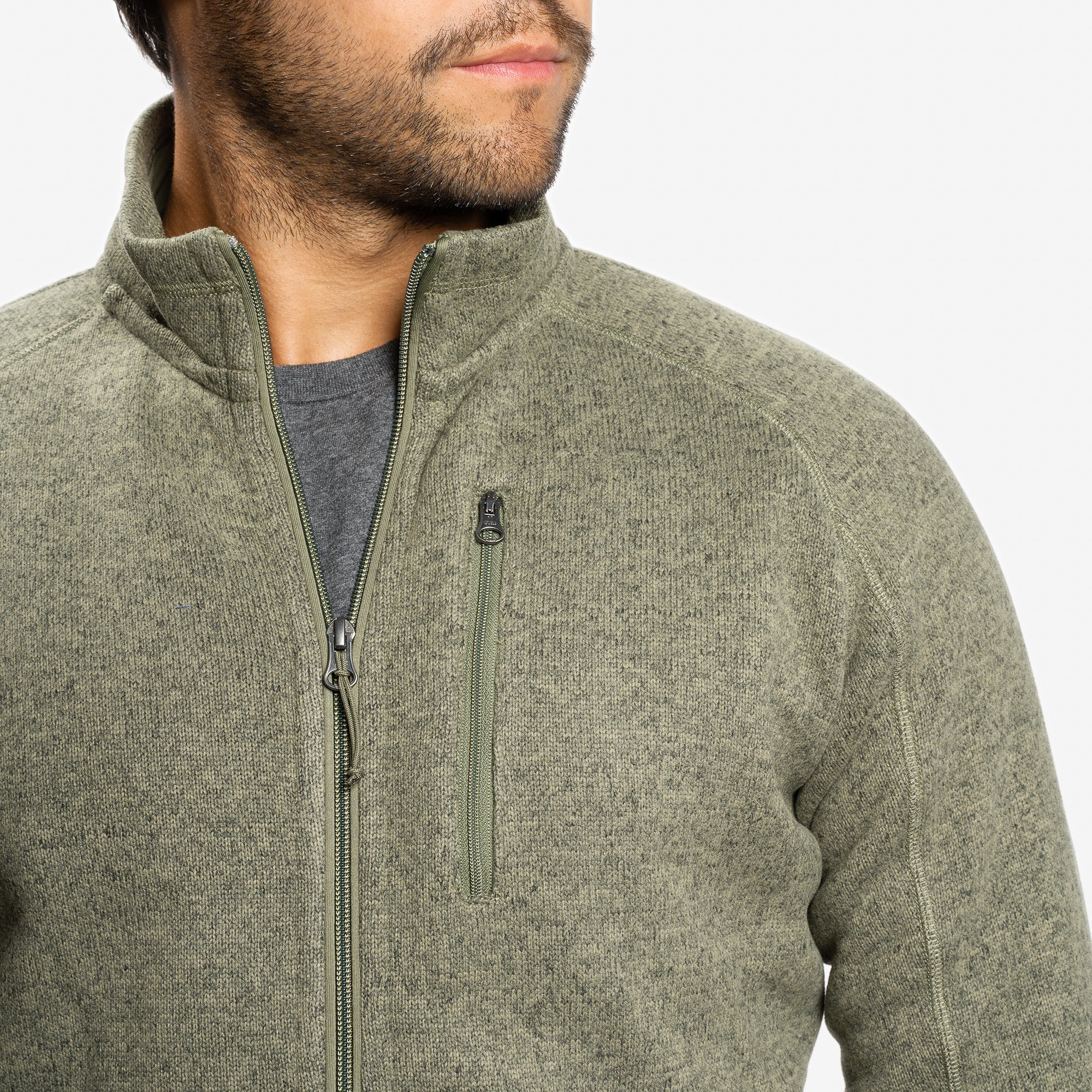 Polartec Fleece Jacket - Olive - Image 5