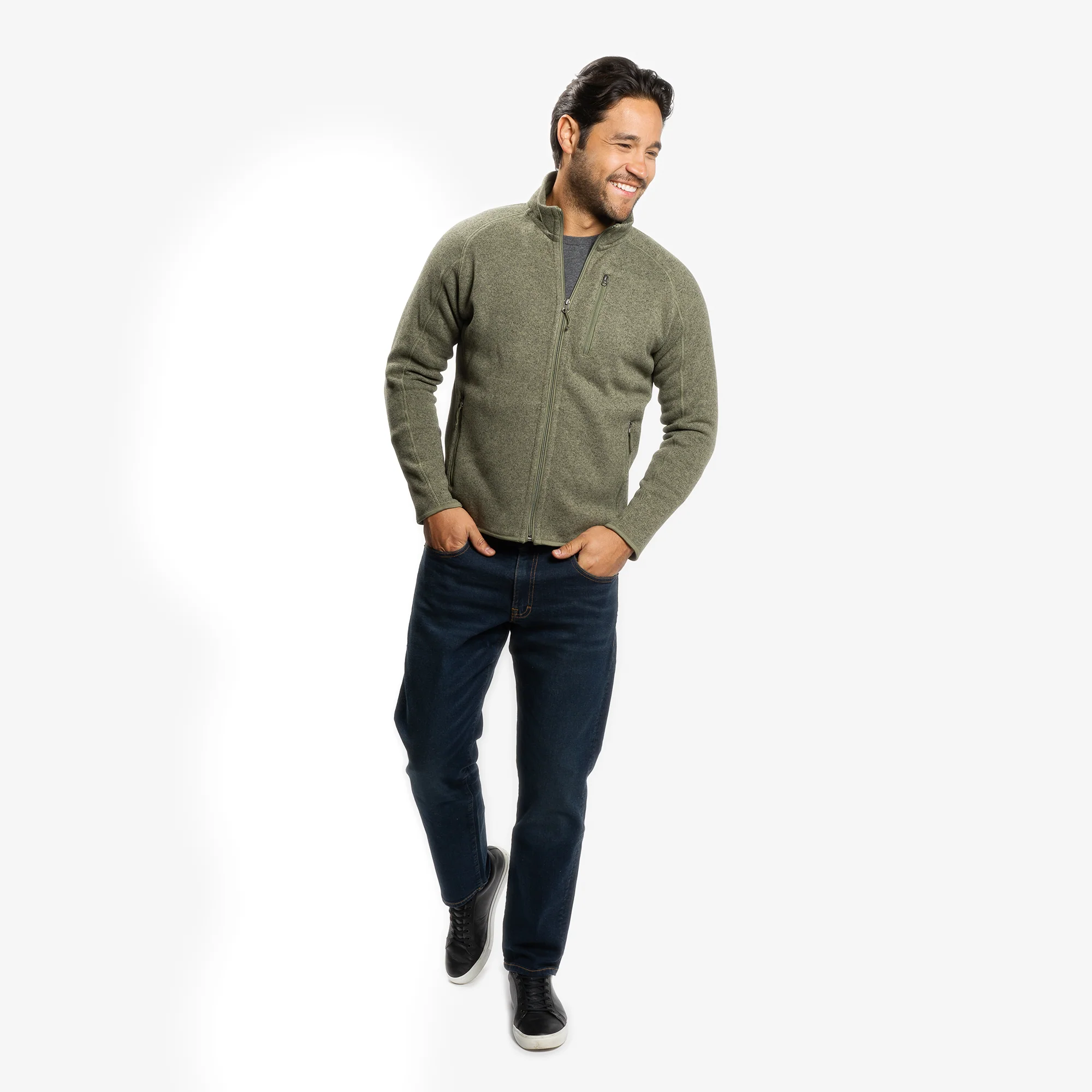 Polartec Fleece Jacket - Olive - Image 6