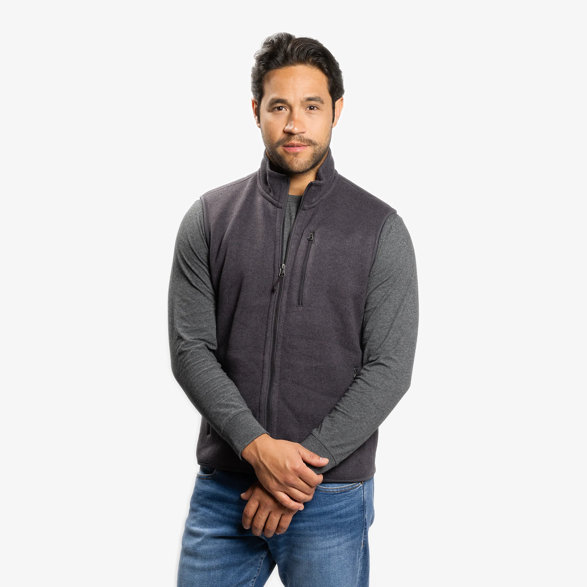 Polartec Fleece Vest - Black - Image 4