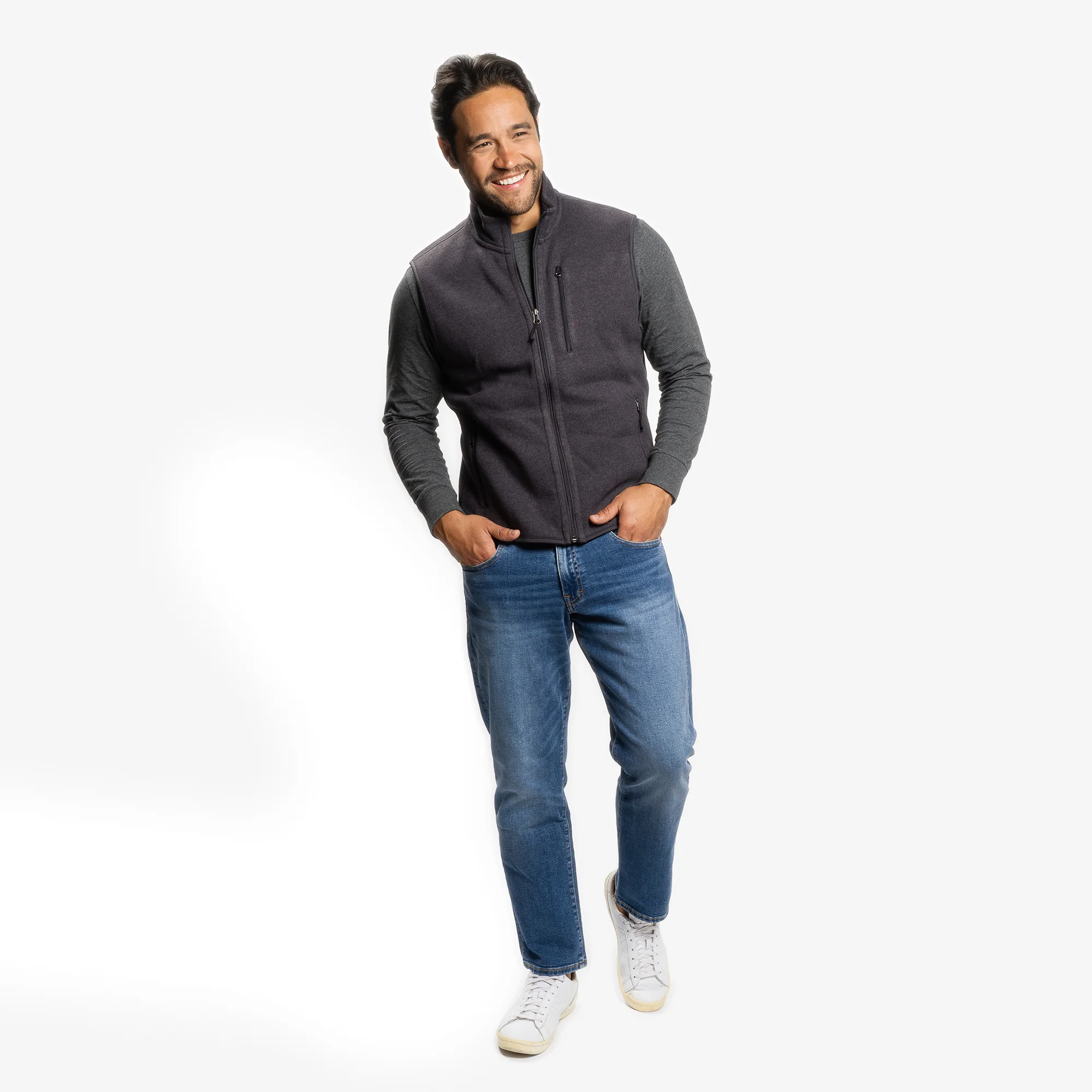 Polartec Fleece Vest - Black - Image 5