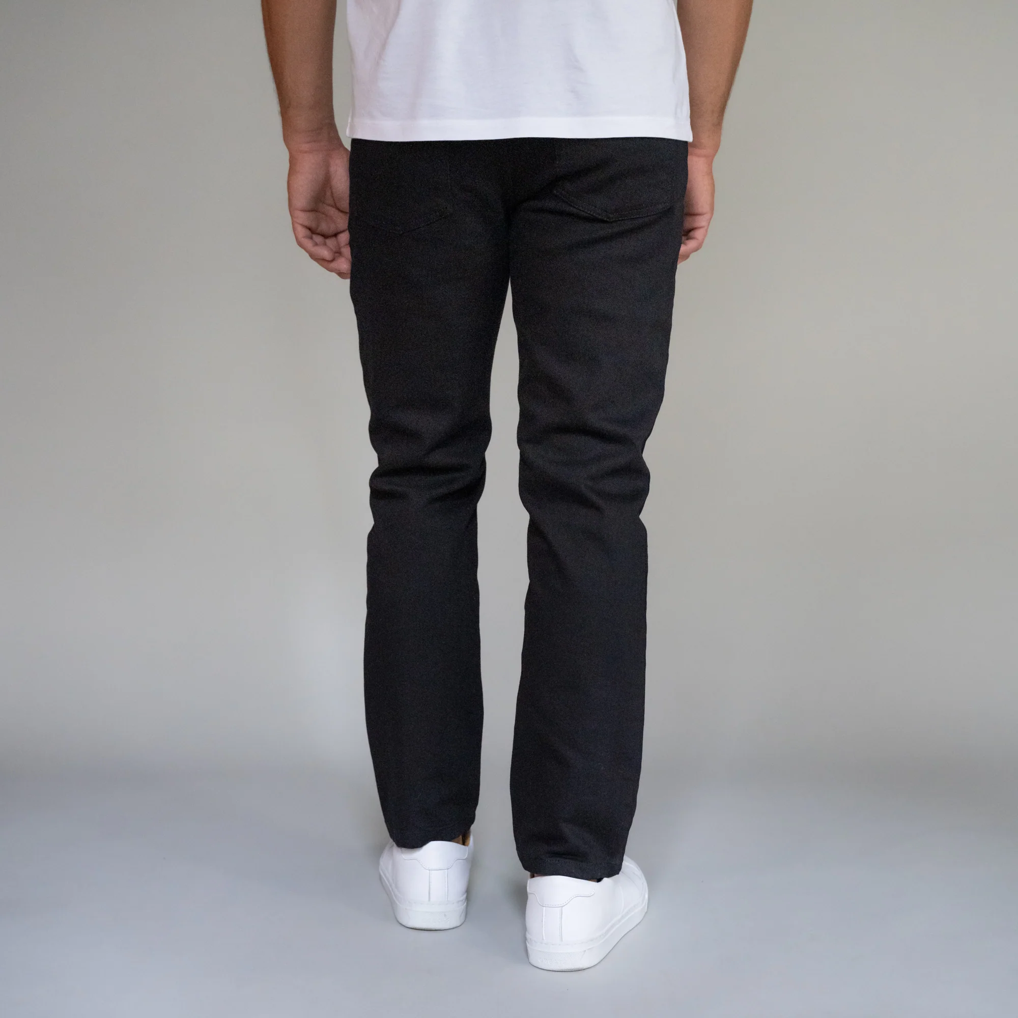 Premium Italian Denim Slim Fit - Black - Image 6