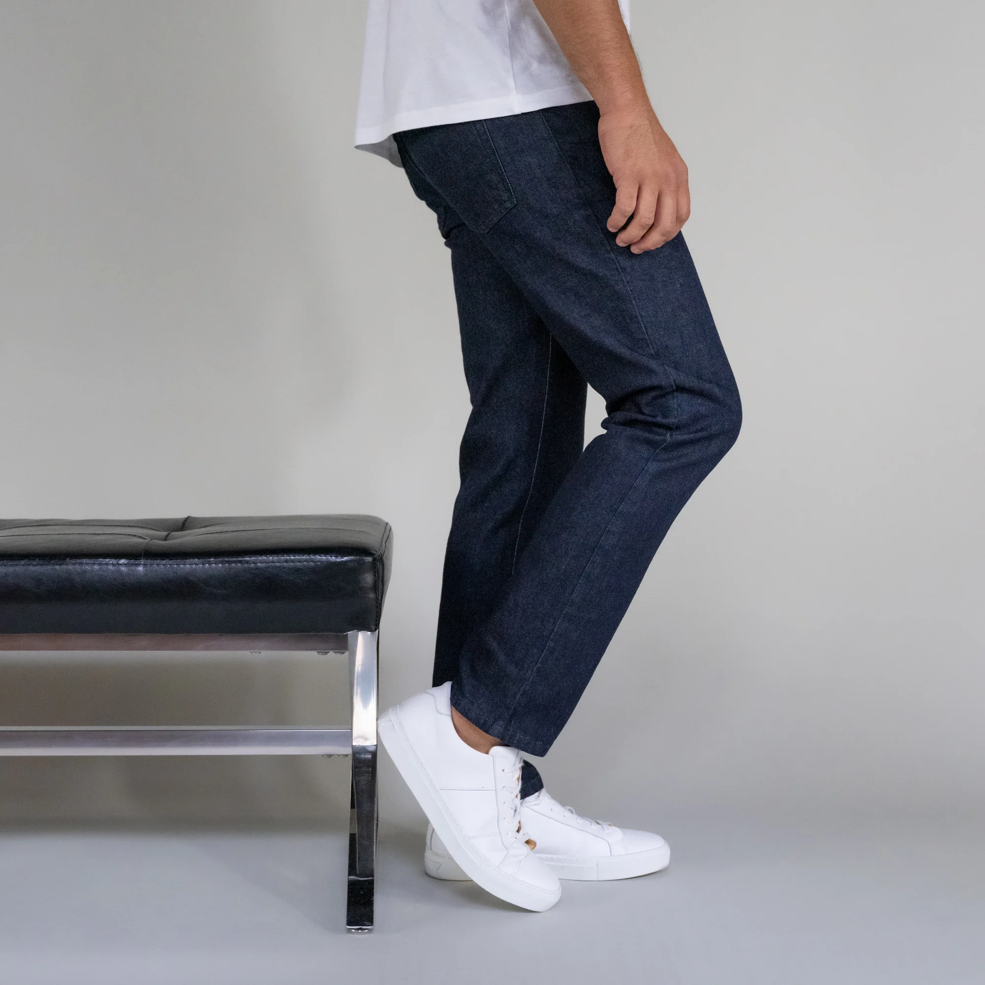 Premium Italian Denim Slim Fit - Indigo Rinse - Image 7