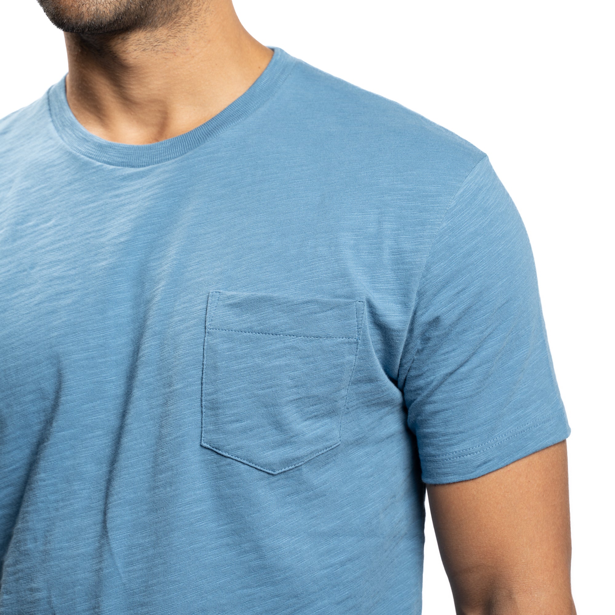Slub Pocket T-Shirt - Slate - Image 4