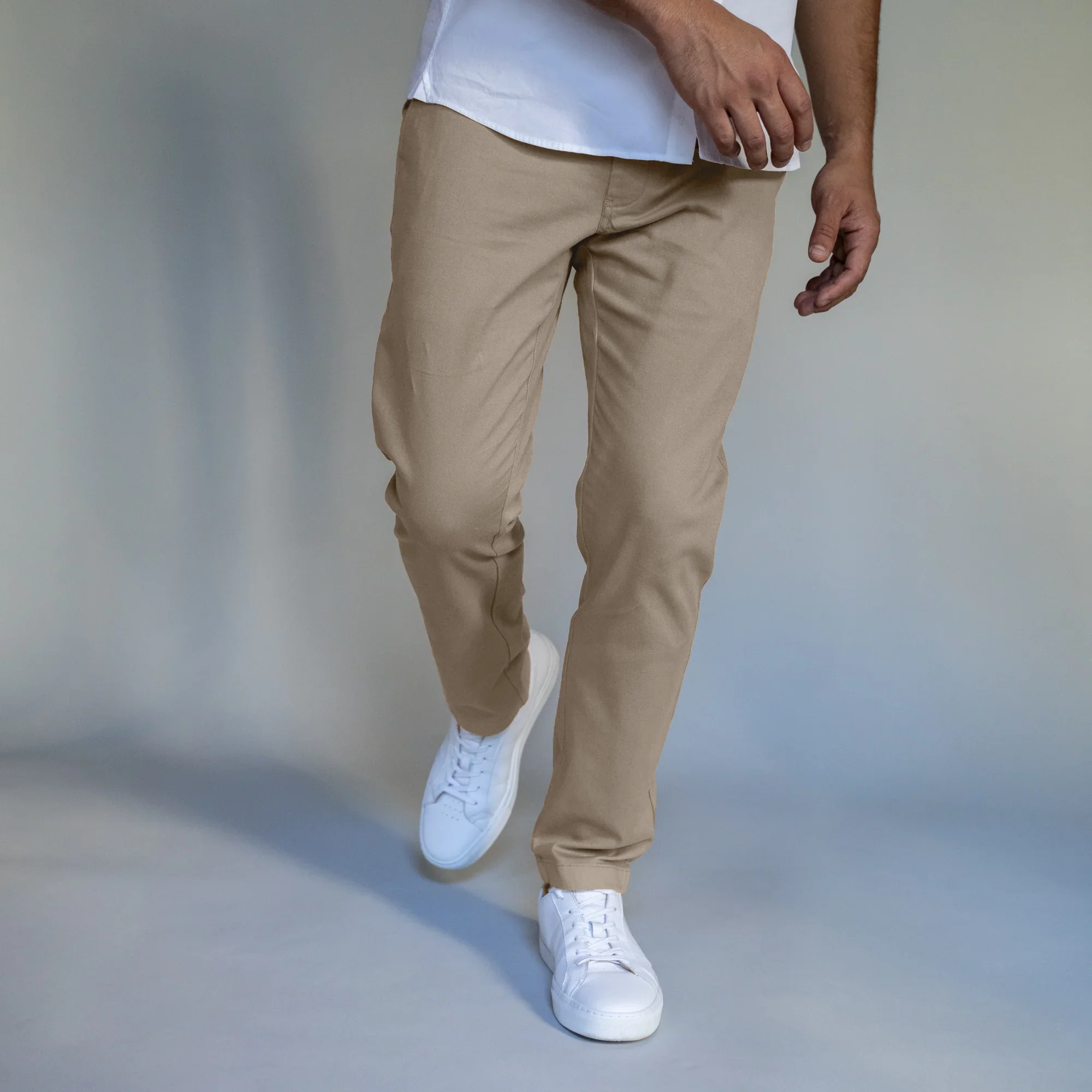 Stretch Chinos Slim Fit - Khaki