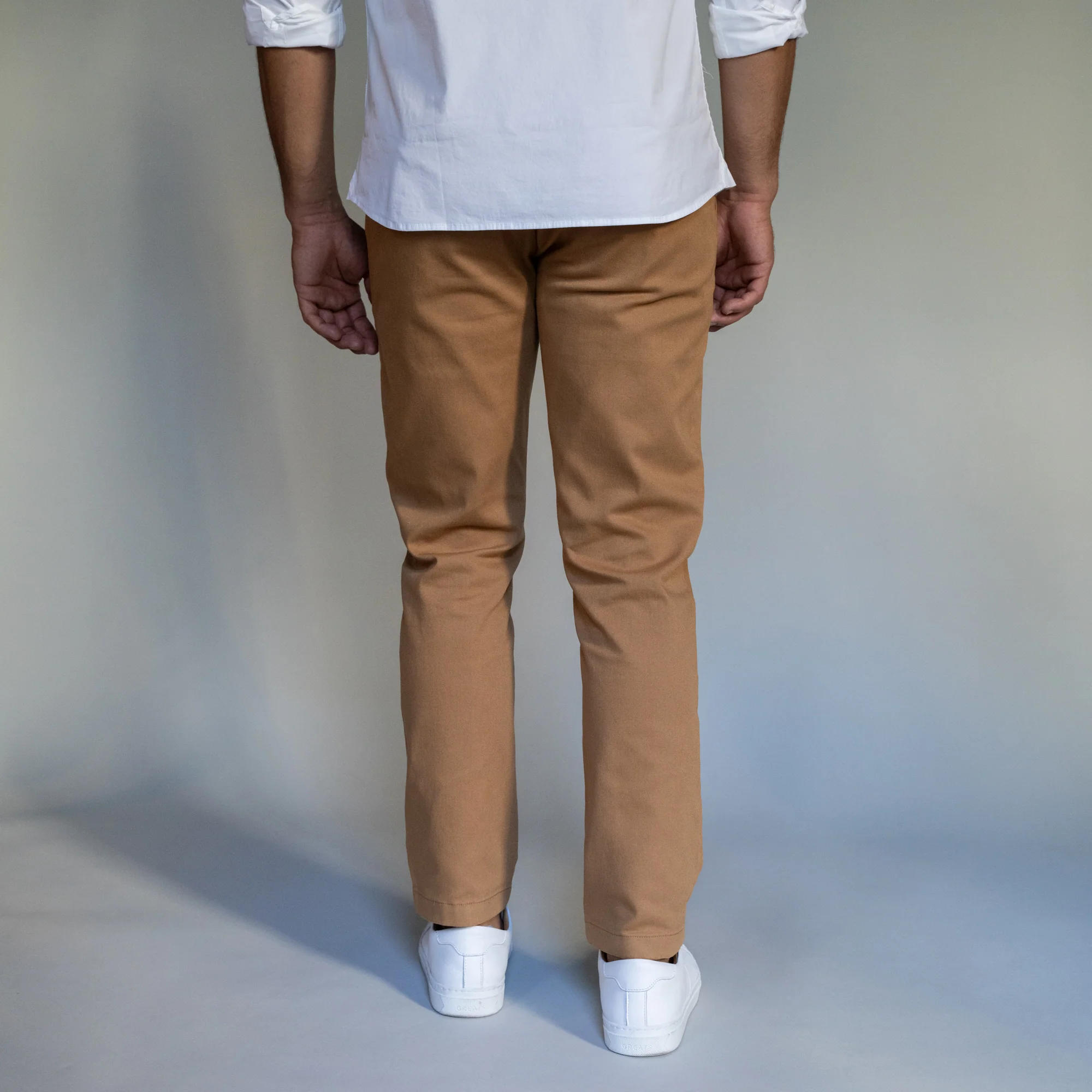 Stretch Chinos Standard Fit - Tobacco - Image 7