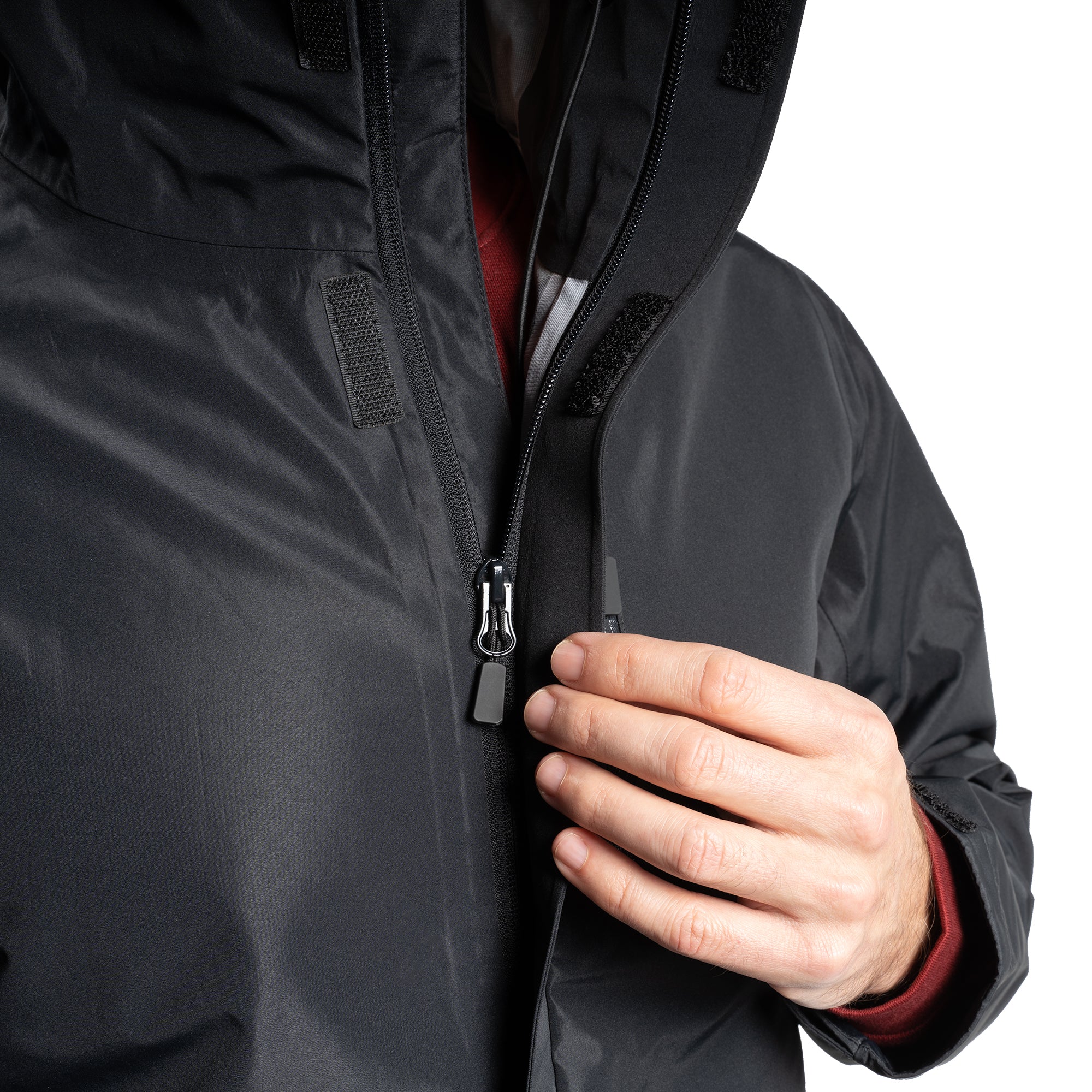 Tech Rain Jacket - Black - Image 6