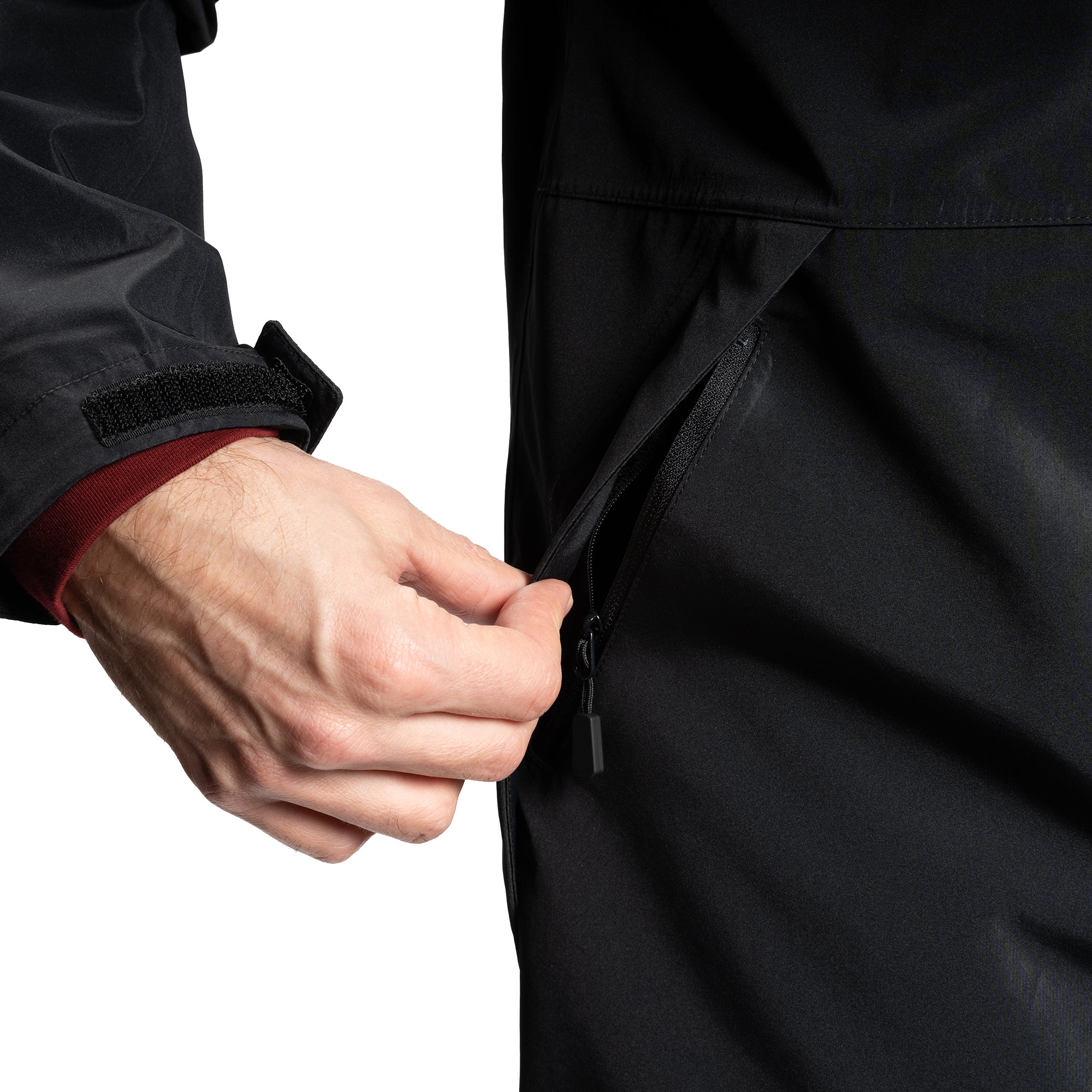 Tech Rain Jacket - Black - Image 9