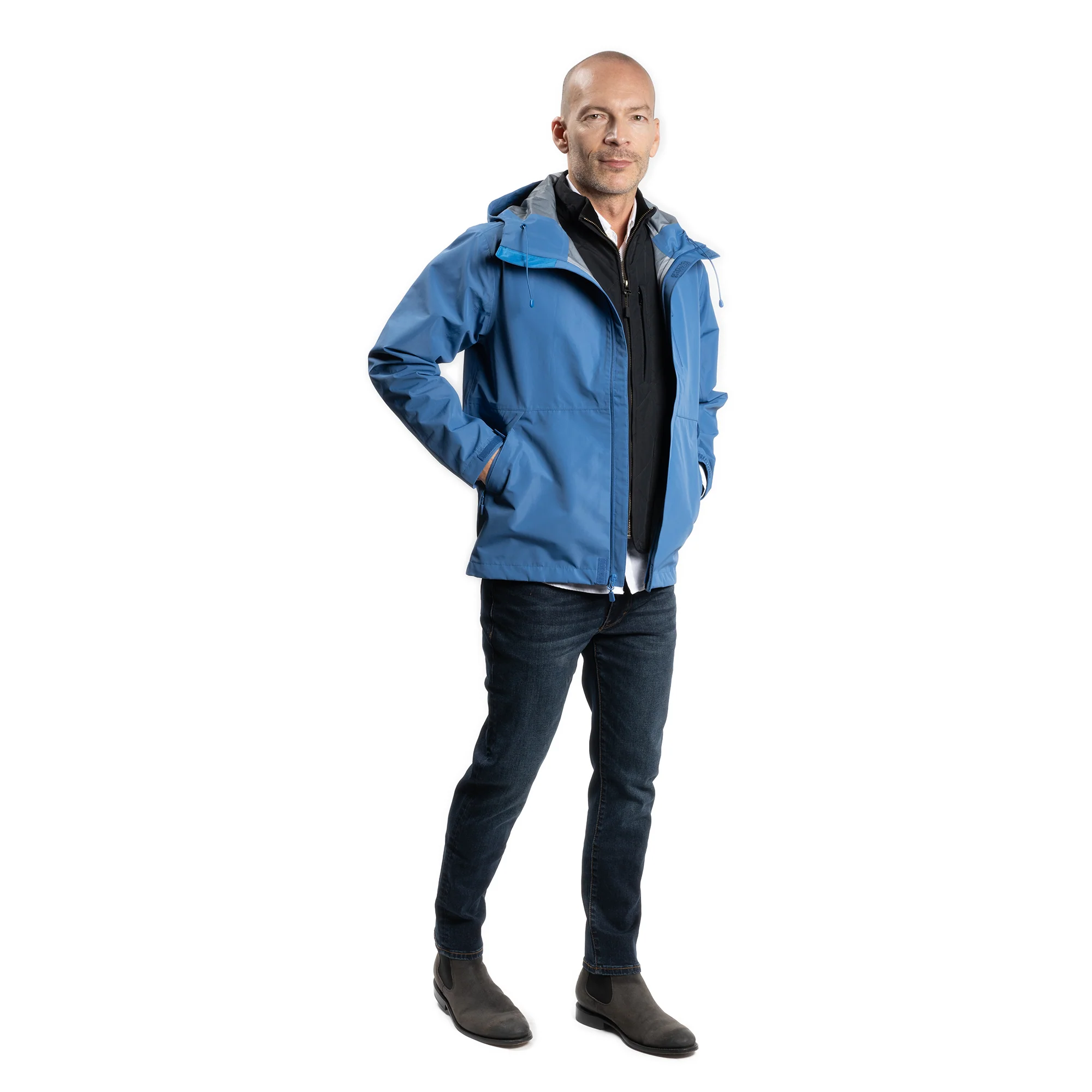 Tech Rain Jacket - Blue - Image 10