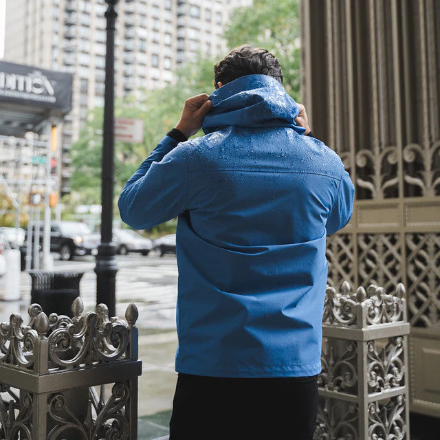 Tech Rain Jacket - Blue - Image 3
