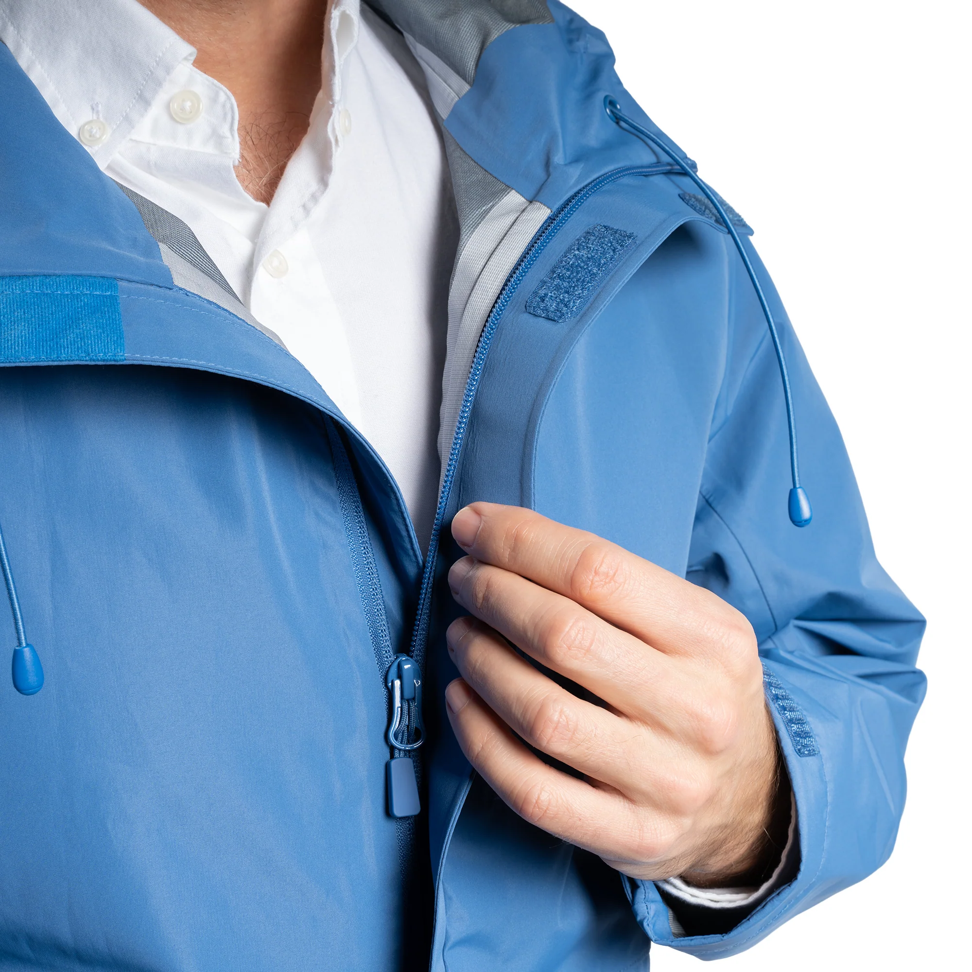Tech Rain Jacket - Blue - Image 6