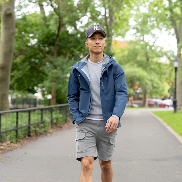 Tech Rain Jacket - Navy - Image 4
