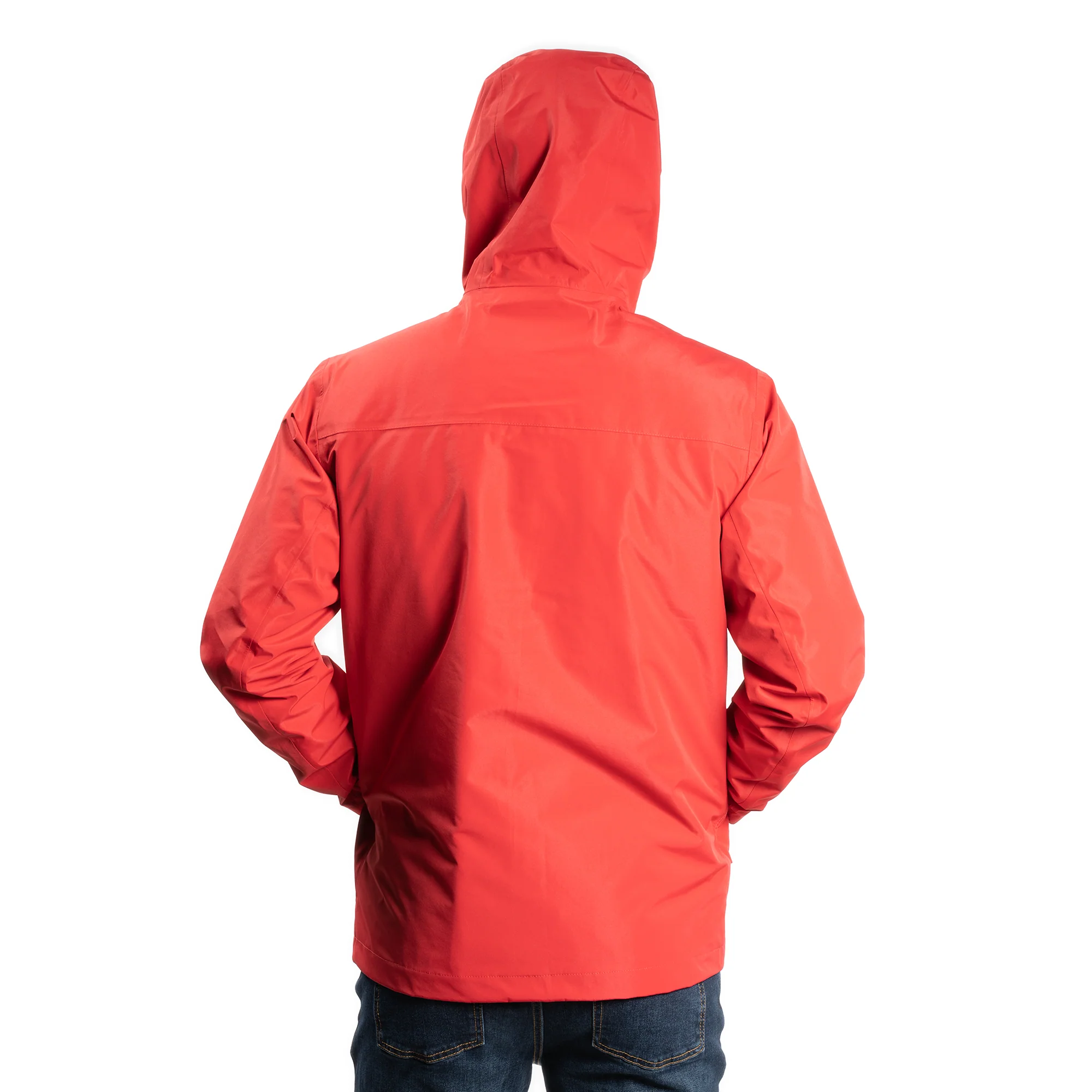 Tech Rain Jacket - Red - Image 3