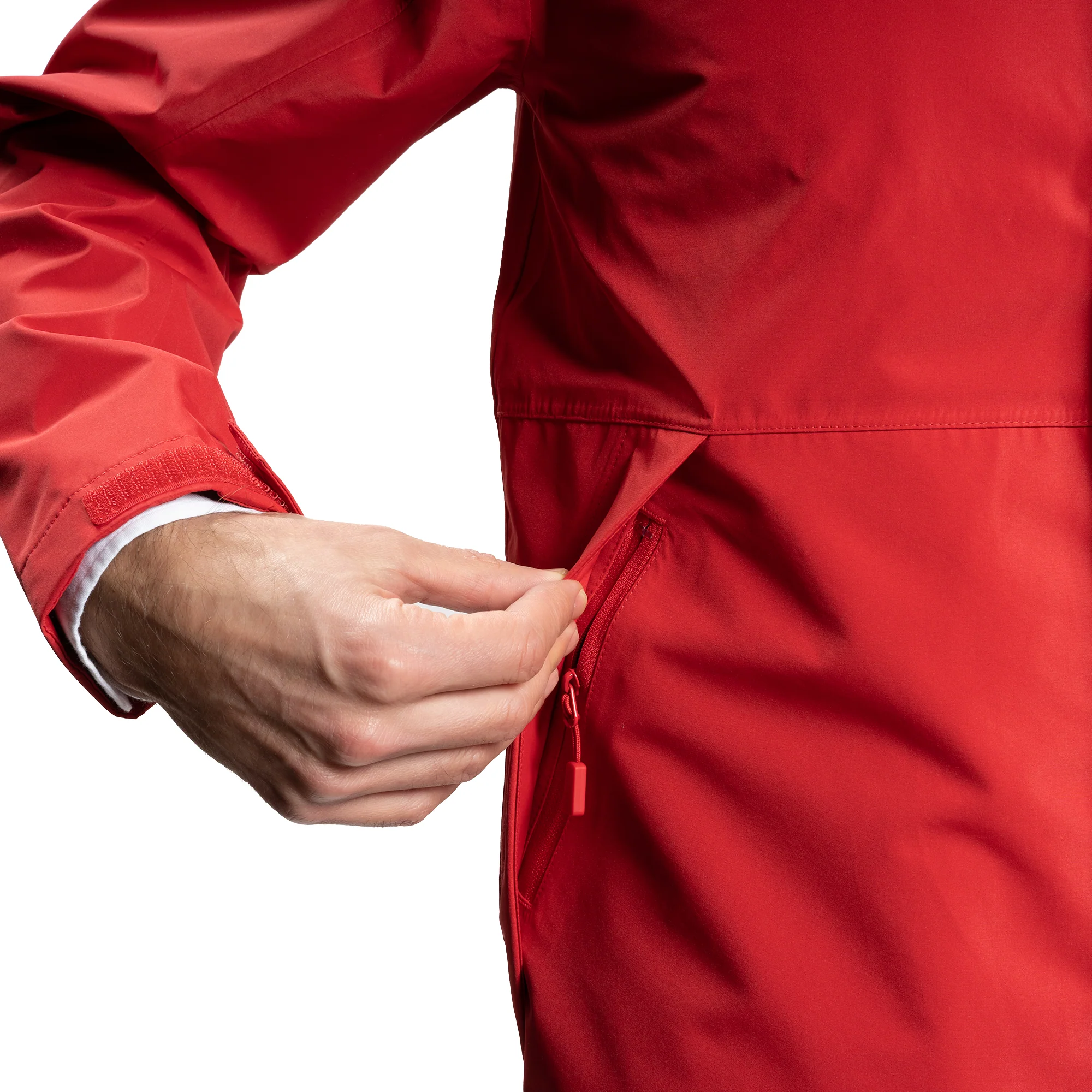 Tech Rain Jacket - Red - Image 9