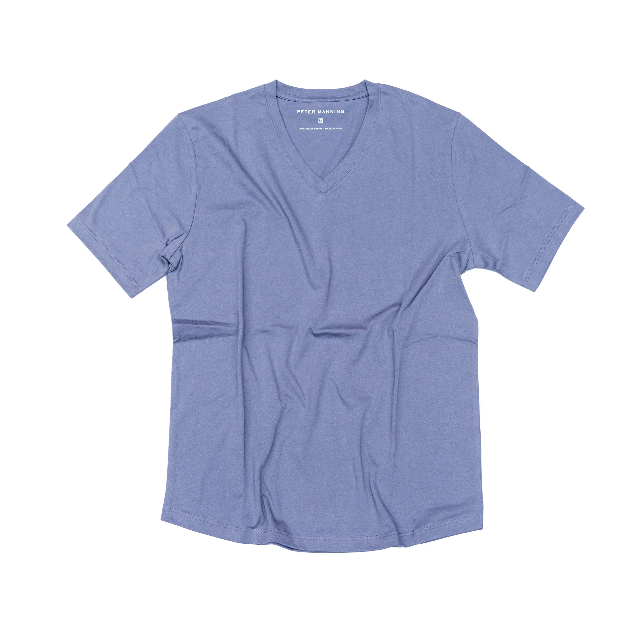 The V Neck T - Denim - Image 6