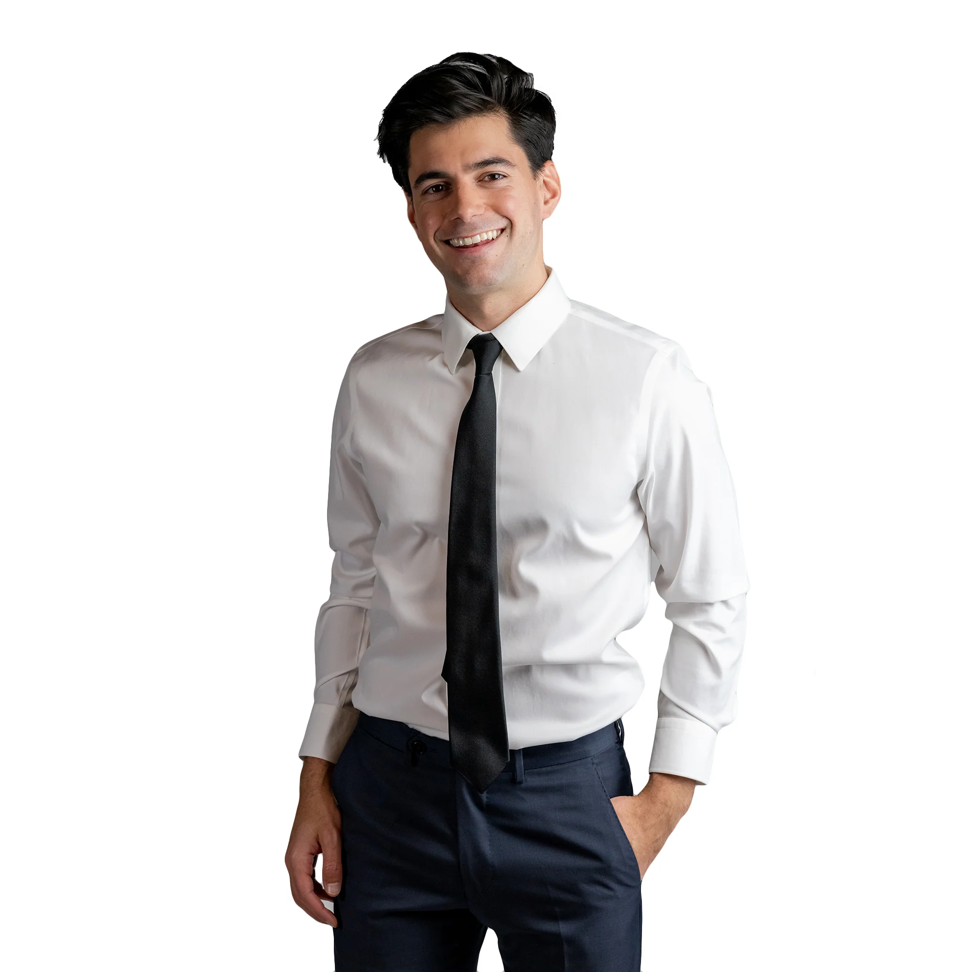 Ties - Black Solid - Image 2