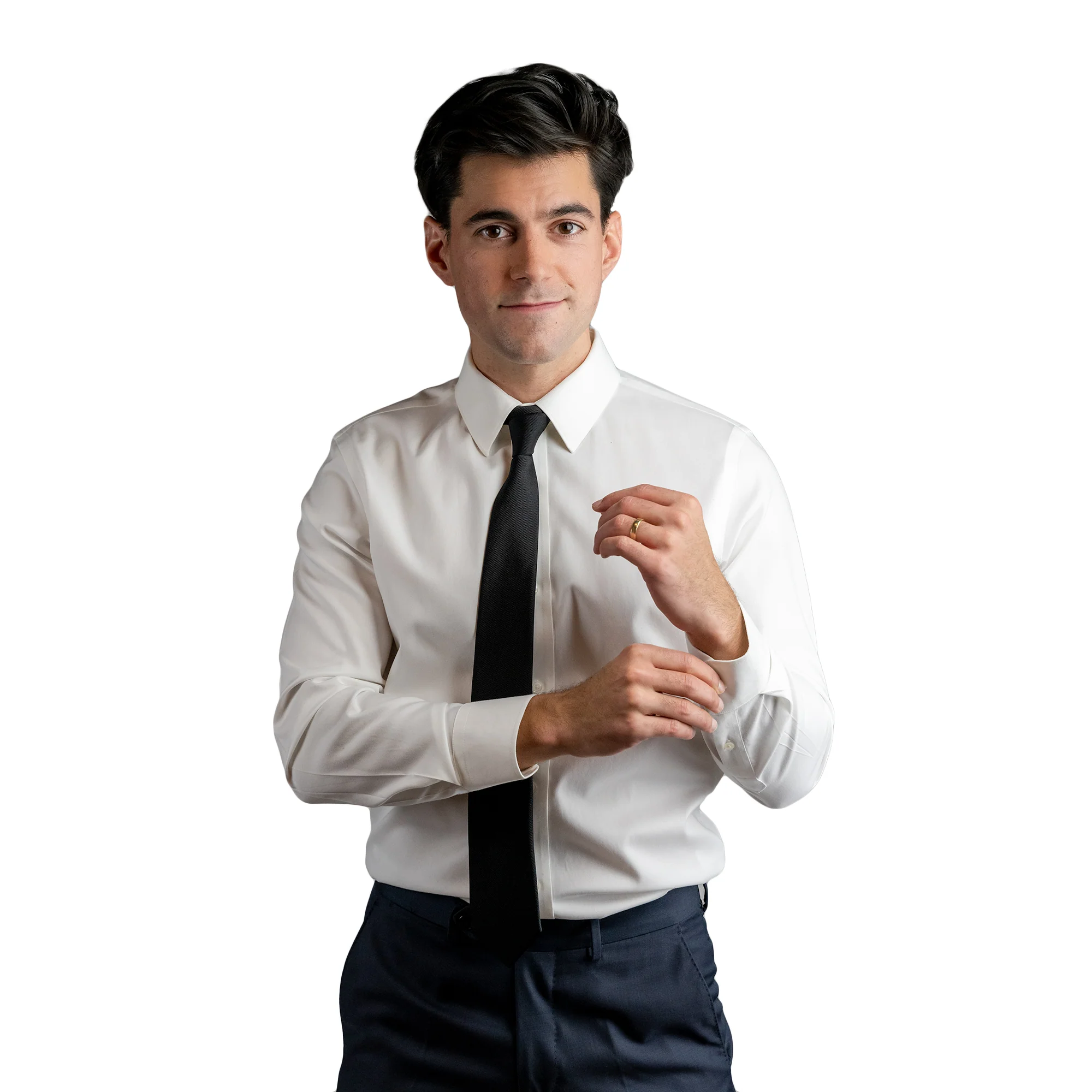 Ties - Black Solid - Image 3