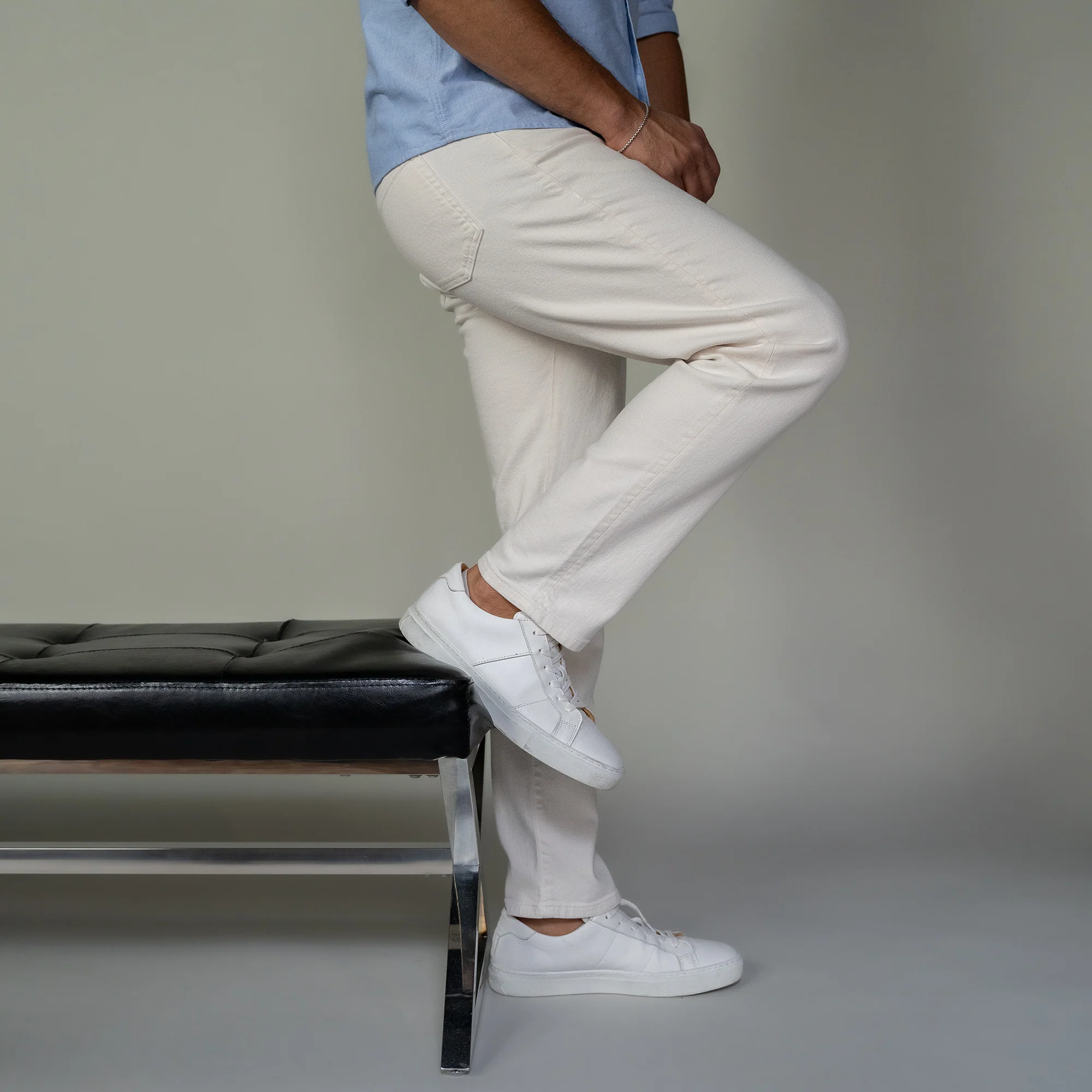 Travel Jeans Standard Fit - Stone - Image 5