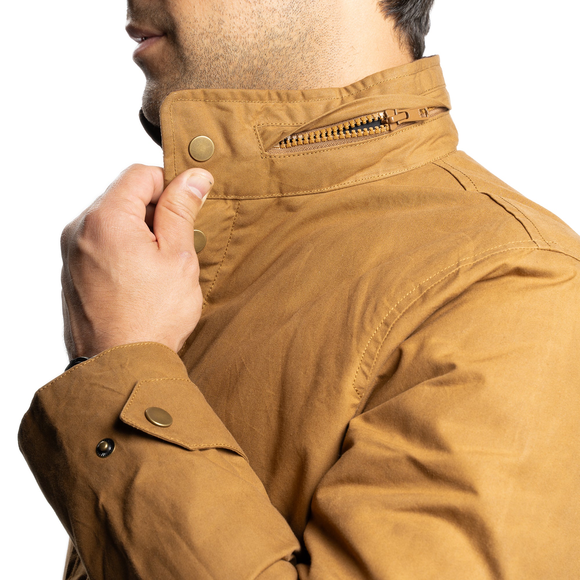 Waxed Jacket - Tobacco - Image 4