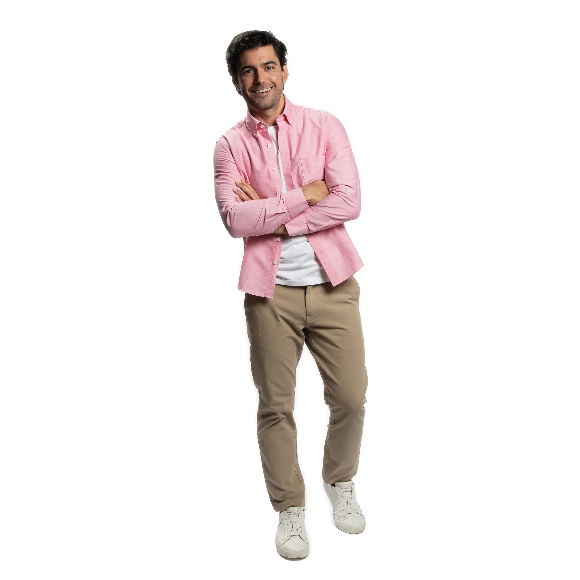 Weekend Oxford Slim Fit - Red - Image 4