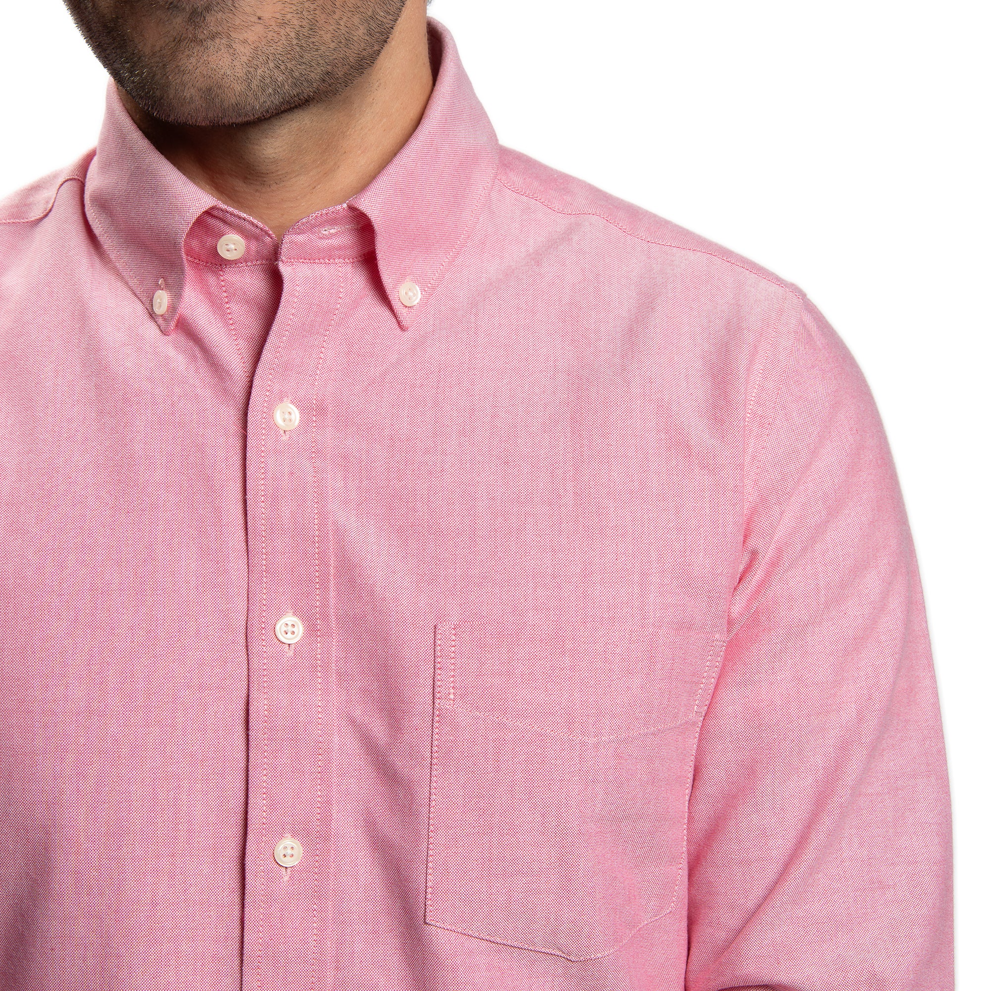 Weekend Oxford Slim Fit - Red - Image 5