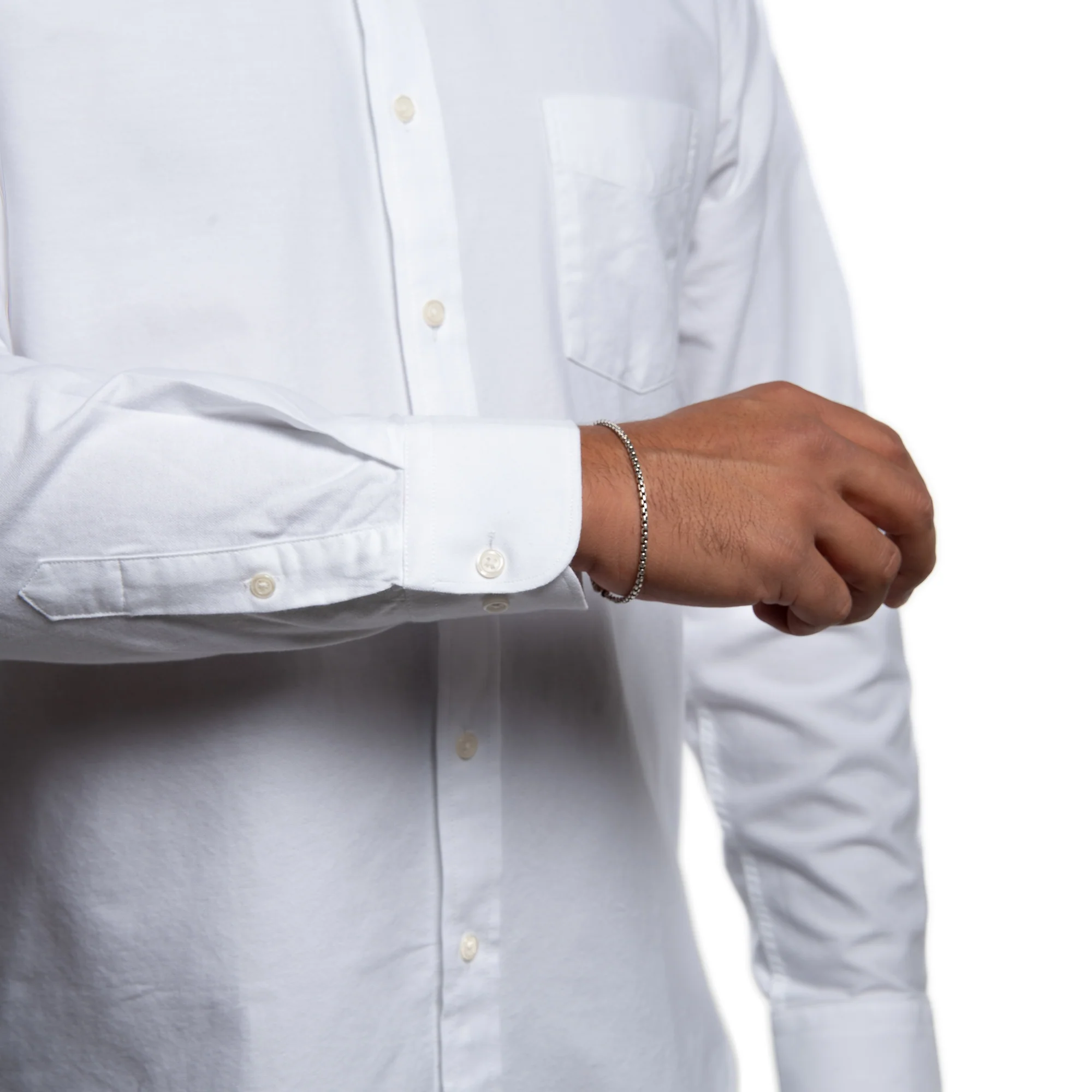 Weekend Oxford Slim Fit - White - Image 4
