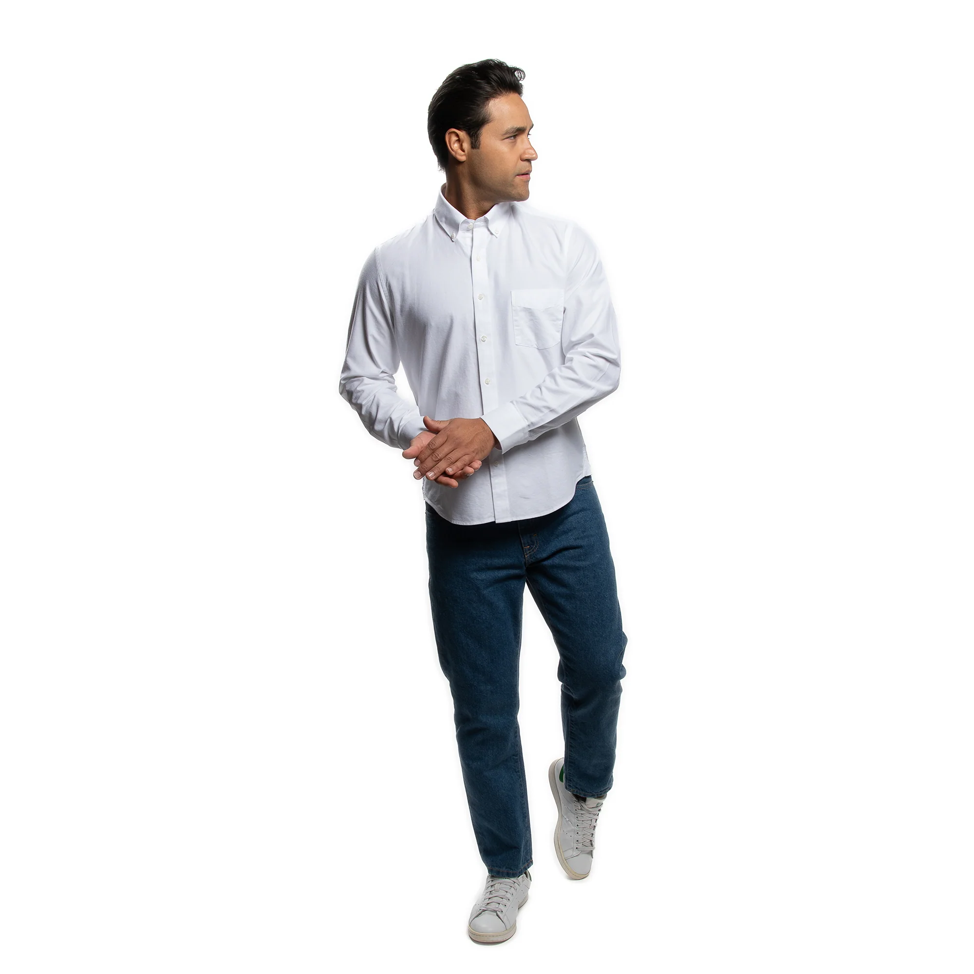 Weekend Oxford Slim Fit - White - Image 5