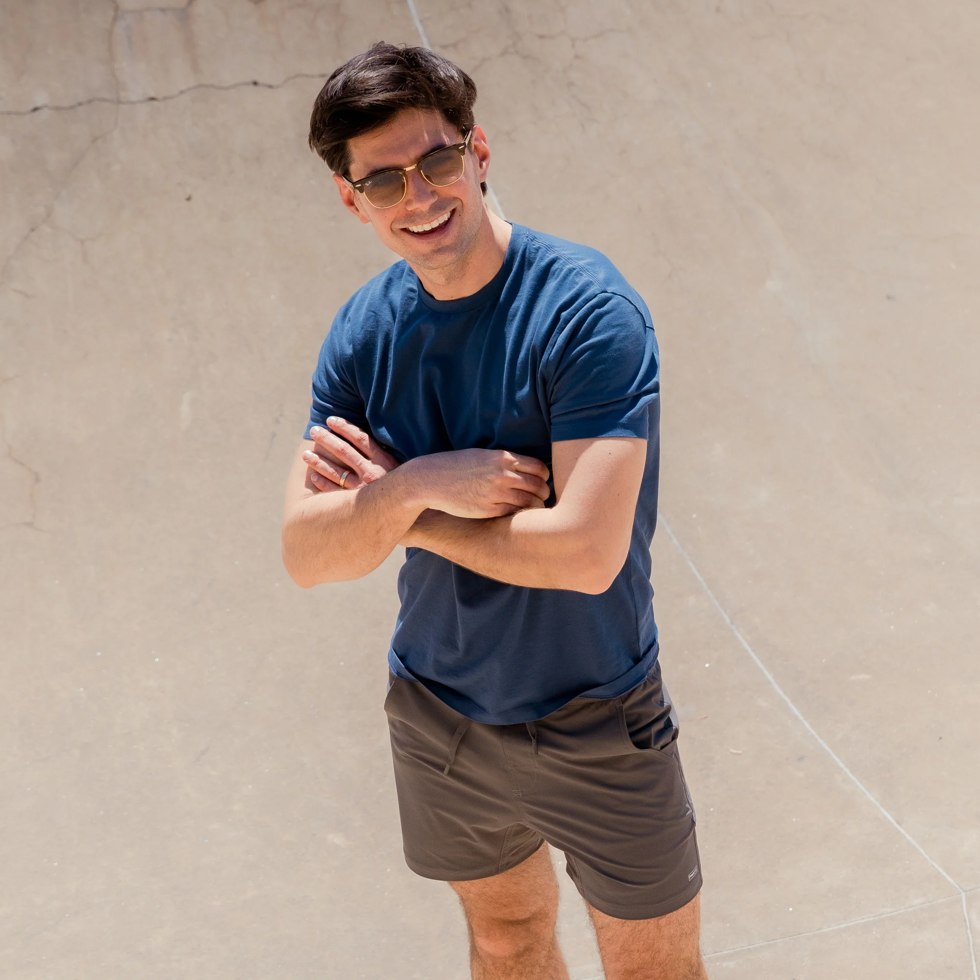 Workout Shirt - Navy - Image 3